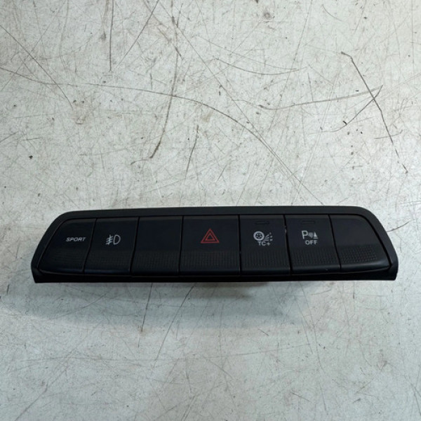 Botões Alerta Fiat Strada Ranch 2020 2021 2022 2023 Preto