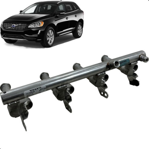 Flauta Bico Injetor Volvo Xc60 2.0 T5 Turbo 2014 2015 A 2017