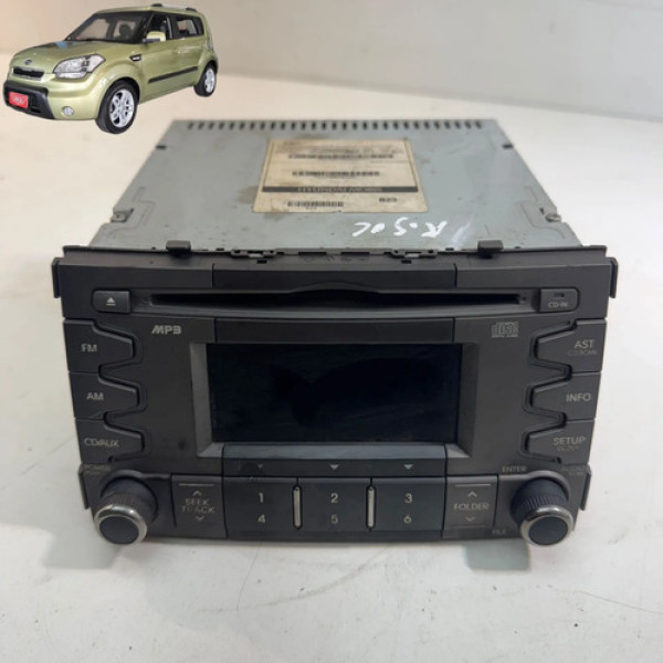 Rádio Som Multimídia Kia Soul 1.6 2009 2012 Manual Original