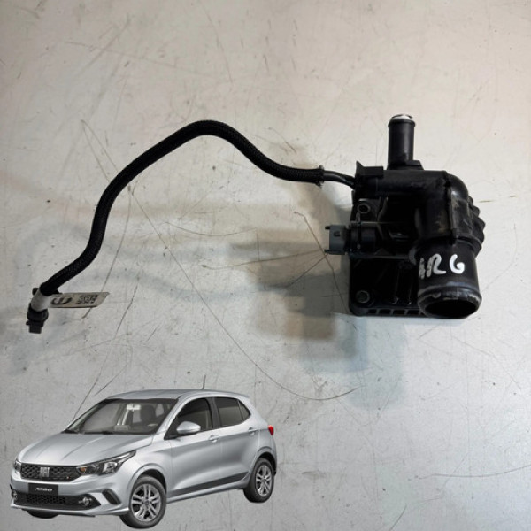 Carcaça Válvula Temostatica Fiat Argo 1.0 3cc 2018 A 2021