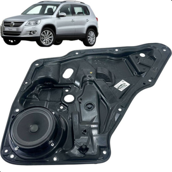 Suporte Máquina Vidro Traseiro Direito Tiguan 2.0 2010  2014