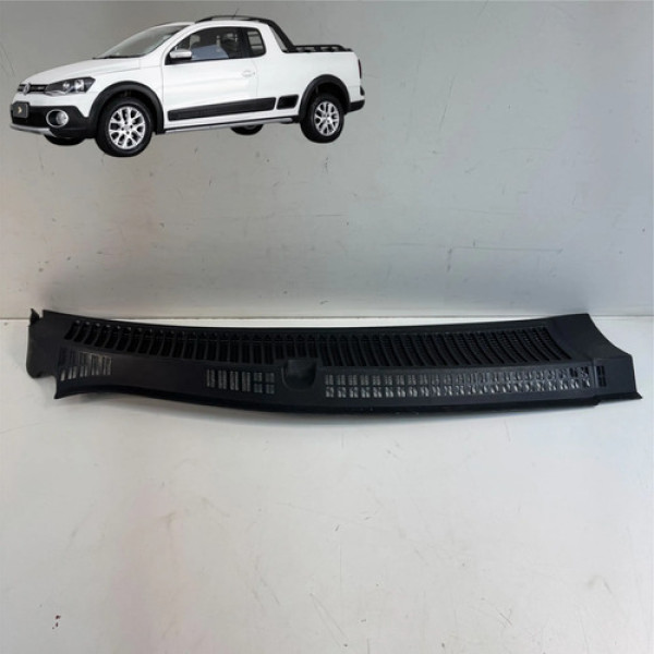 Grade Churrasqueira Direito Volkswagen Saveiro Cross 2014 15 Preto Brilhante