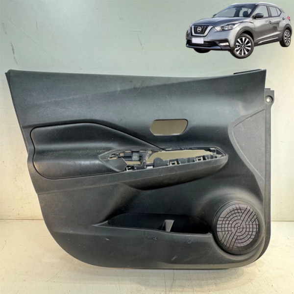 Forro Porta Dianteira Esquerda Nissan Kicks 2017 A 2020 Preot