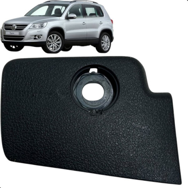 Tampa Acabamento Banco Traseiro Esquerdo Tiguan 2010 A 2014 Preto