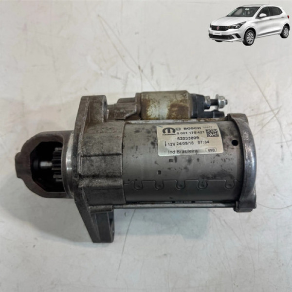 Motor Partida Arranque Fiat Argo 1.0 3cc Firefly 2018 2023