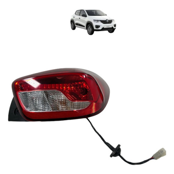 Lanterna Traseira Direita Renault Kwid 2018 2019 2020 2021 Direito/passageiro Vermelha