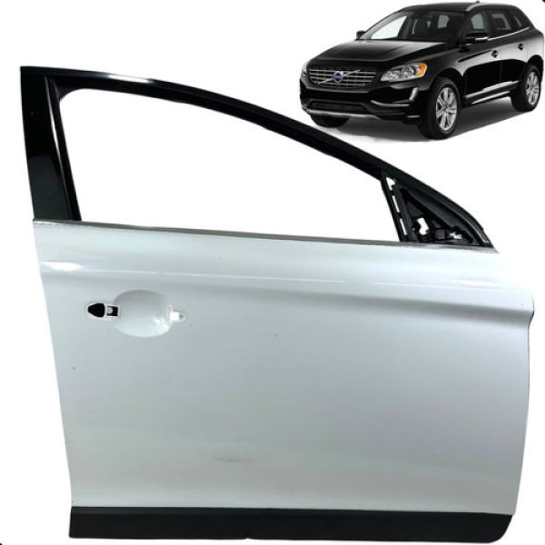 Porta Dianteiro Direito Volvo Xc60 2014 2015 2016 2017 Dianteira Dianteio Branca