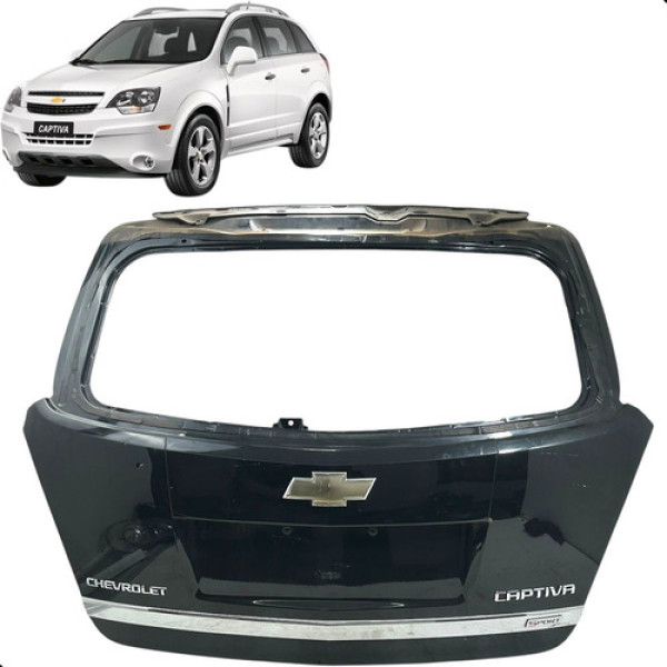 Tampa Traseira Captiva 2008 2009 2010 2011 2012 A 2016 Preto