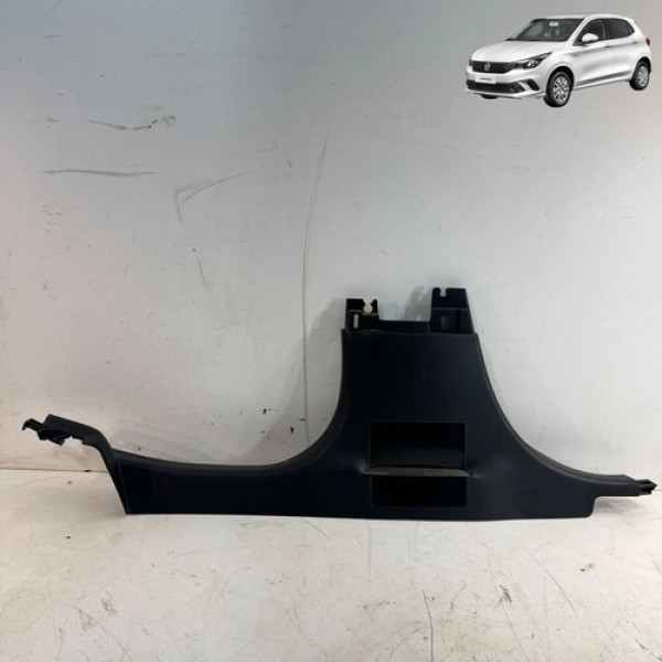 Soleira Porta Traseira Esquerda Fiat Argo 2018 A 2021 Preto