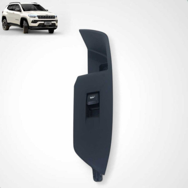 Moldura Botão Vidro Traseiro Esquerdo Jeep Compass 2022 2024