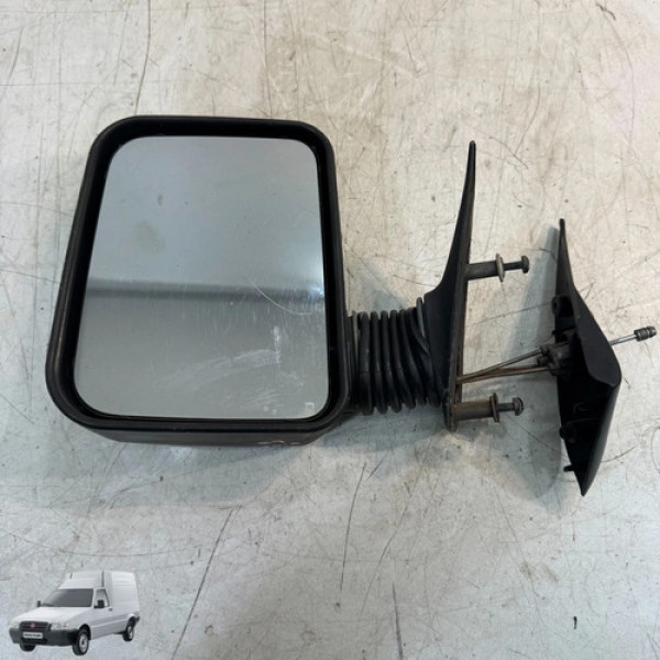 Retrovisor Fiat Fiorino 2010 2013 Manual Esquerdo Original