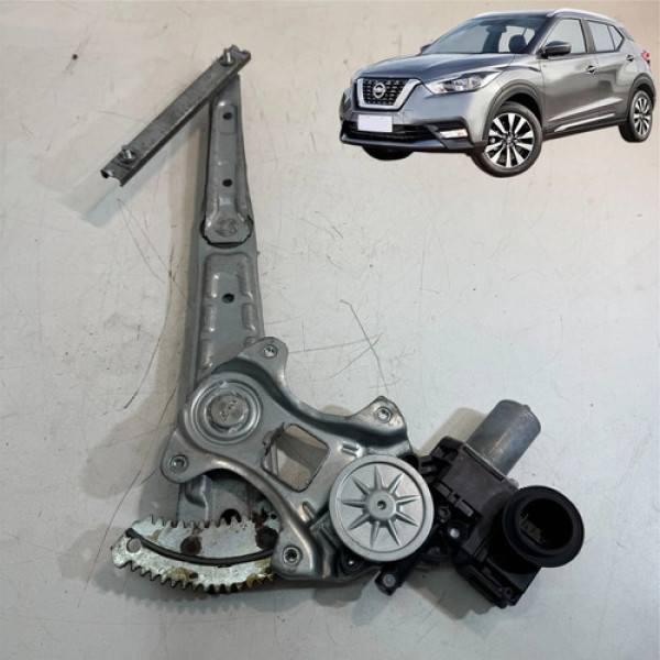 Motor Máquina Vidro Porta Kicks 2017 2019 Dianteira Esquerda