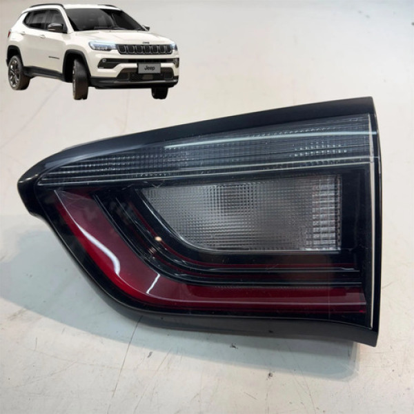 Lanterna Traseira Direita Jeep Compass 2022 2024 Tampa Mala Esquerdo/motorista Branco