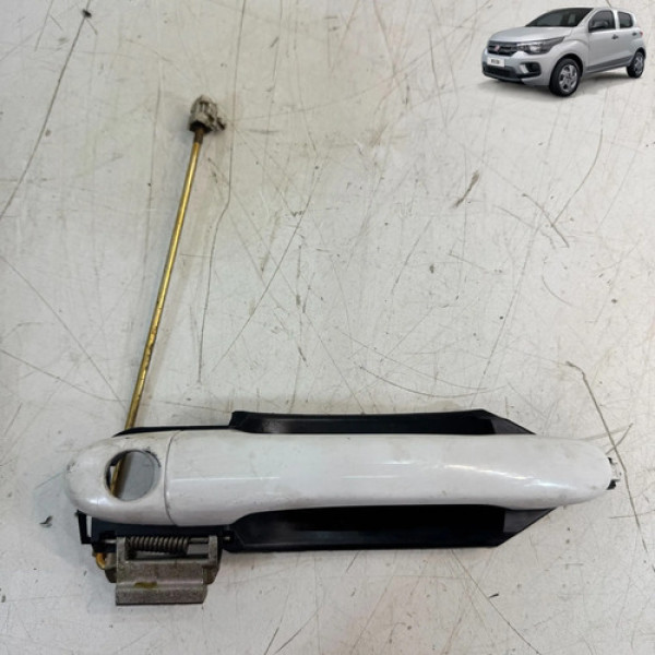 Maçaneta Externa Dianteira Esquerda Fiat Mini 2018 2022 Branco Dianteira