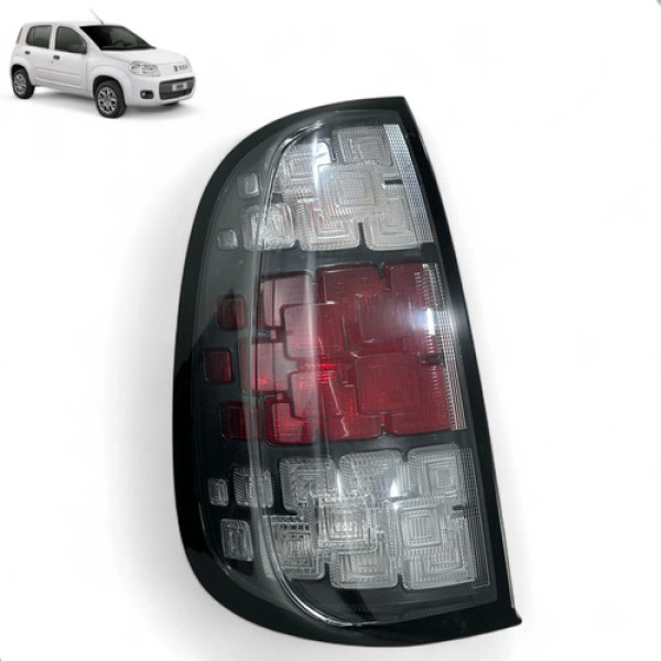 Lanterna Traseira Esquerda Fiat Uno 2016 2017 2018 2019 2020 Esquerdo/motorista Vermelho