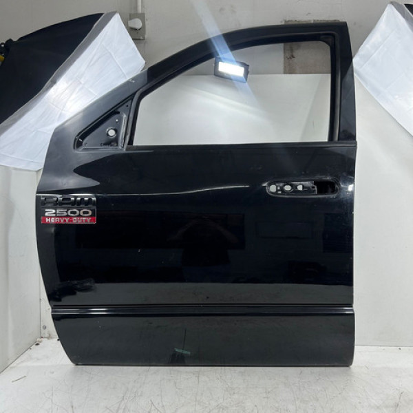 Porta Dianteira Esquerda Dodge Ram 2500 2008 2009 Original Dianteira Esquerdo Preto