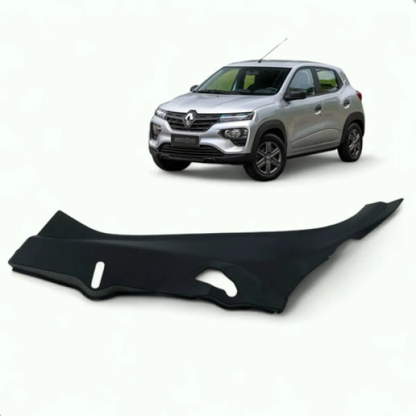 Soleira Porta Traseira Esquerda Renault Kwid 2019 A 2024 Preto