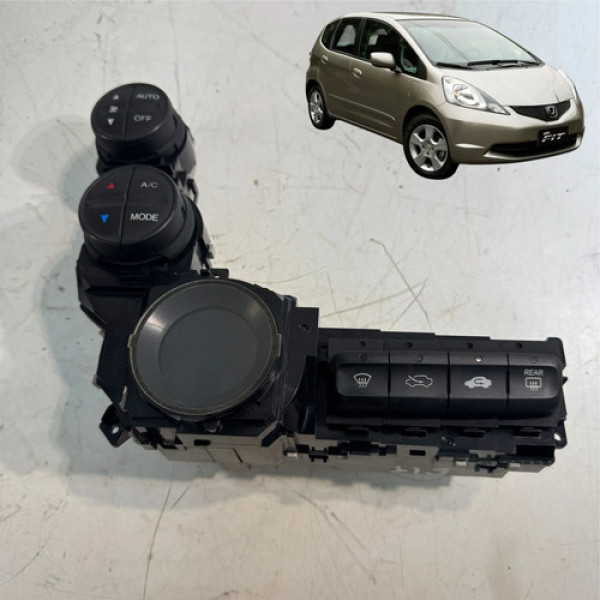 Botão Comando Ar Condicionado Honda Fit 2009 2010 A 2014 Preto
