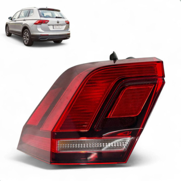 Lanterna Tiguan 1.4 2018 2019 2020 2021 Canto Esquerdo Esquerdo/motorista Vermelho