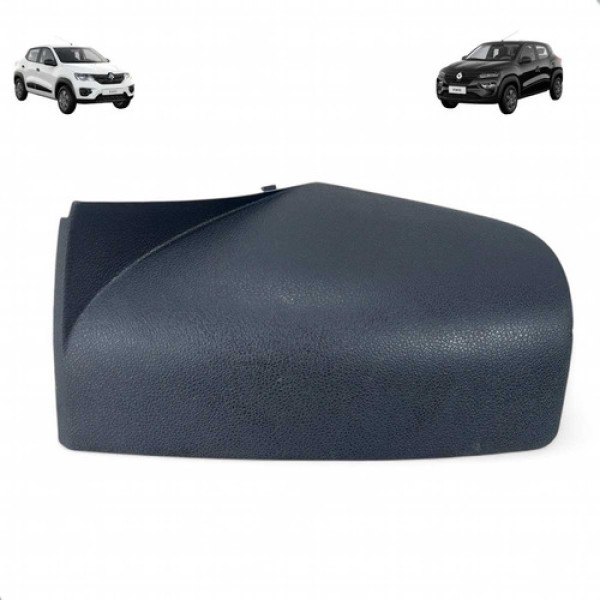 Moldura Acabamento Painel Esquerdo  Renault Kwid 2018  2024 Preto Listras