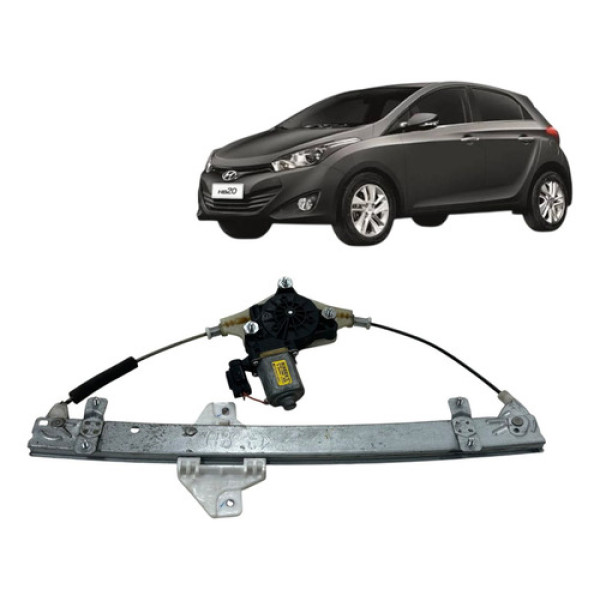 Motor Maquina Vidro Traseira Direita Hb20 1.6 2013 A 2019