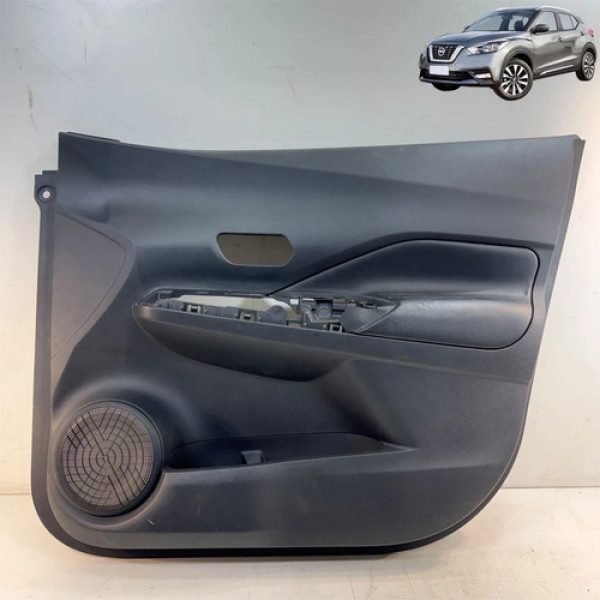 Forro Porta Dianteira Direita Nissan Kicks 2017 A 2020 Preto