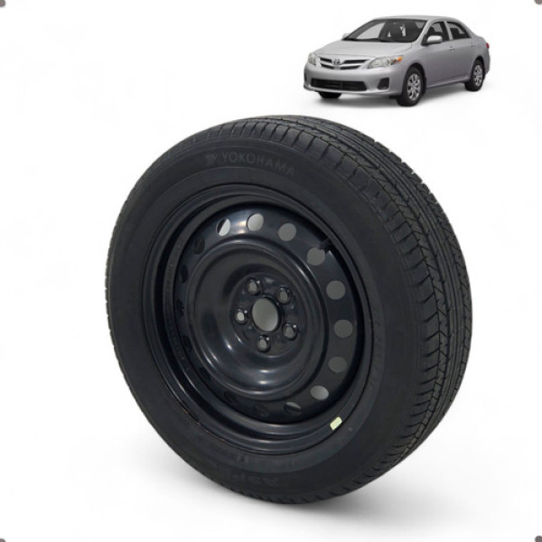 Roda Estepe 205/55r16 Toyota Corolla 2011 A 2014 C 13901 Preto