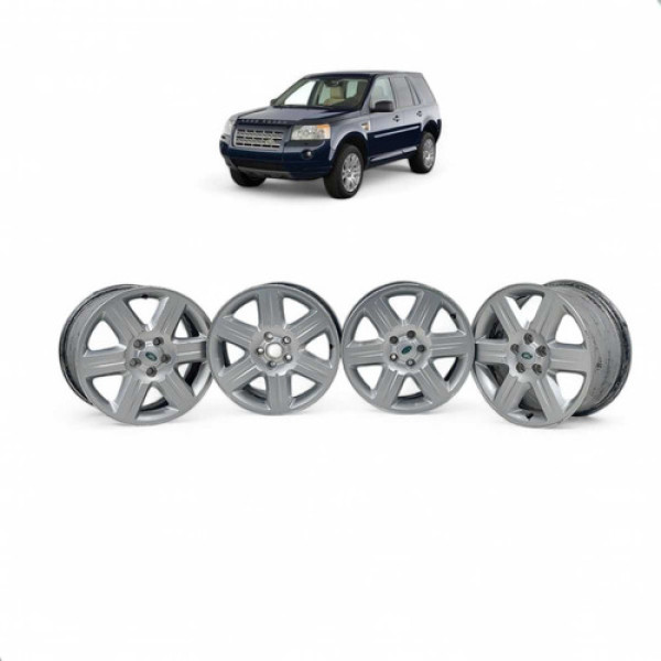 Rodas Aro 17 Freelander 2 Original Furacão 5x108 Cinza