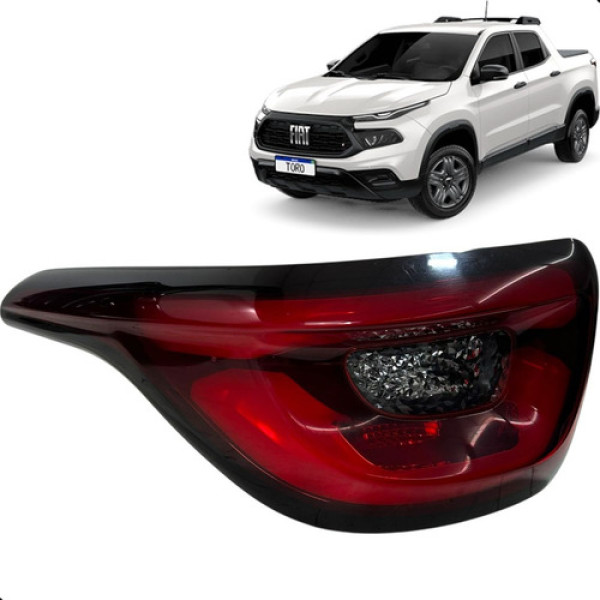 Lanterna Esquerda Fiat Toro 2017 2018 2019 2020 2021 Esquerdo