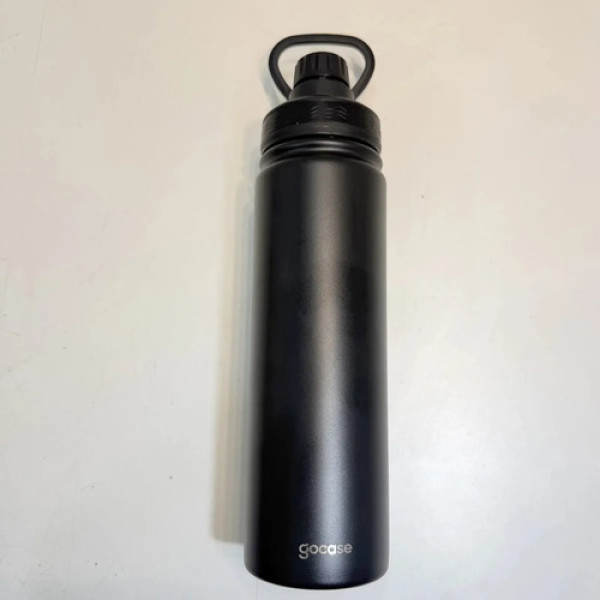Garrafa Térmica Água Gocase Fresh Inox 650ml Parede Dupla Preto