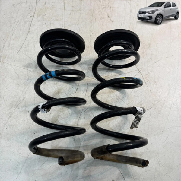 Par De Mola Traseira Fiat Mobi 1.0 3cc 2018 A 2024 Original