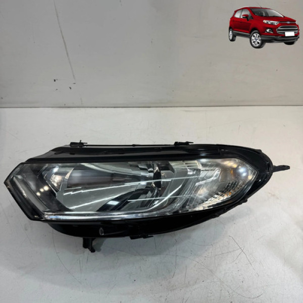 Farol Dianteiro Esquerdo Ford Ecosport 2013 2015 C/led Esquerdo/motorista