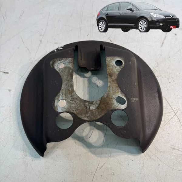Espelho De Roda Tarseira Esquerda Citroen C4 2.0 2009 A 2013 Marrom