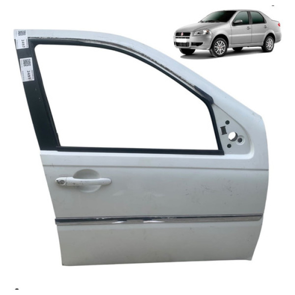 Porta Dianteira Direita Fiat Siena Bbb 2008 A 2012  Dianteira Direito