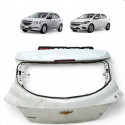 Tampa Traseira Porta Malas Chevrolet Onix 2013 2014 A 2019 Branca