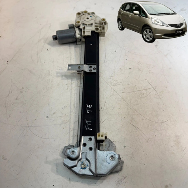 Motor Maquina Vidro Traseiro Esquerdo Honda Fit 2009 A 2014