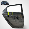 Porta Traseira Direita Gm S10 2012 2013 2014 2015 A 2021 Traseira Direita Preta