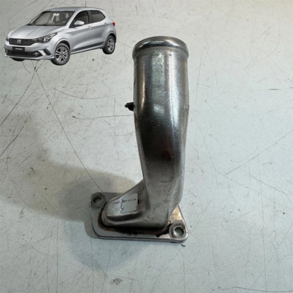 Flange Cano Agua Fiat Argo 1.0 3cc Drive 2018 A 2021