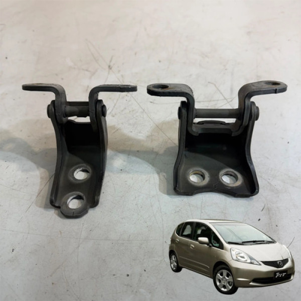Dobradiça Porta Dianteira Esquerda Honda Fit 1.5 2009 14 Par
