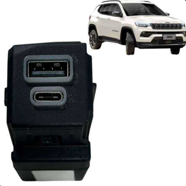 Tomada Usb Console Traseiro Compass 2022 2023 2024 2025
