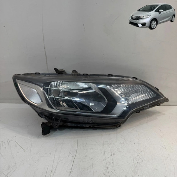 Farol Direito Honda Fit 2015 A 2020 Detalhe Original Direito