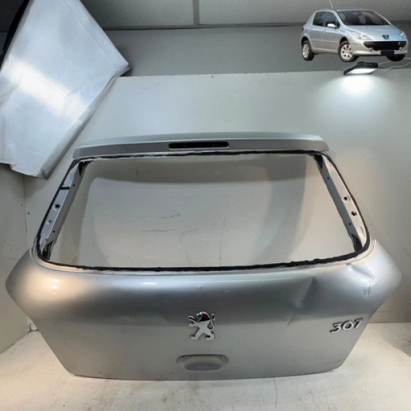 Tampa Traseira Peugeot 307 2009 2010 2011 2012 Detalhe Cinza
