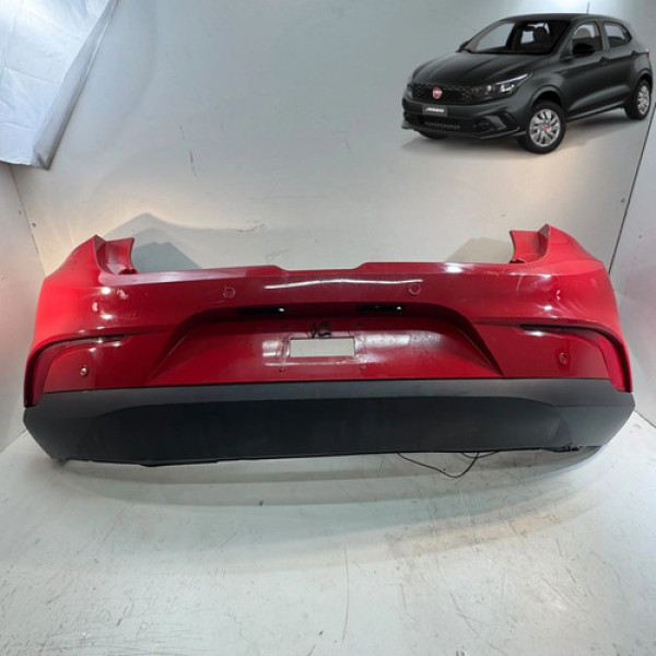 Parachoque Traseiro Fiat Argo 2018 A 2021 C/ Furo Sensor