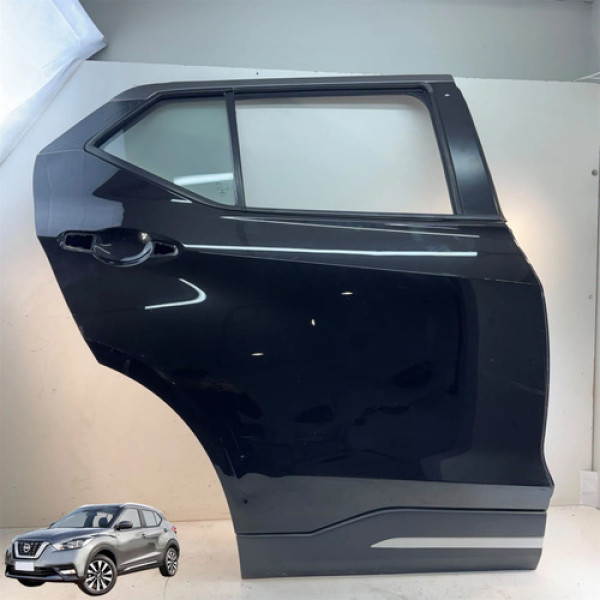 Porta Traseira Direita Nissan Kicks 2017 A 2022 Original Traseira Direita Azul