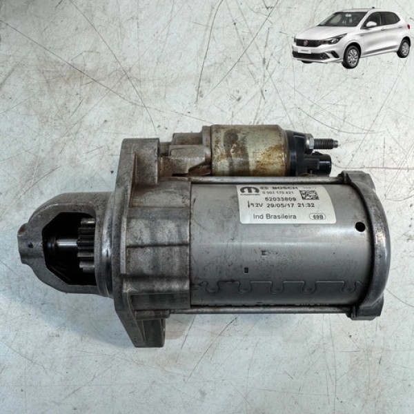 Motor Partida Arranque Fiat Argo 1.0 2018 A 2021 Original