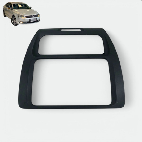 Moldura Central Rádio Jetta 2011 A 2015 Preto