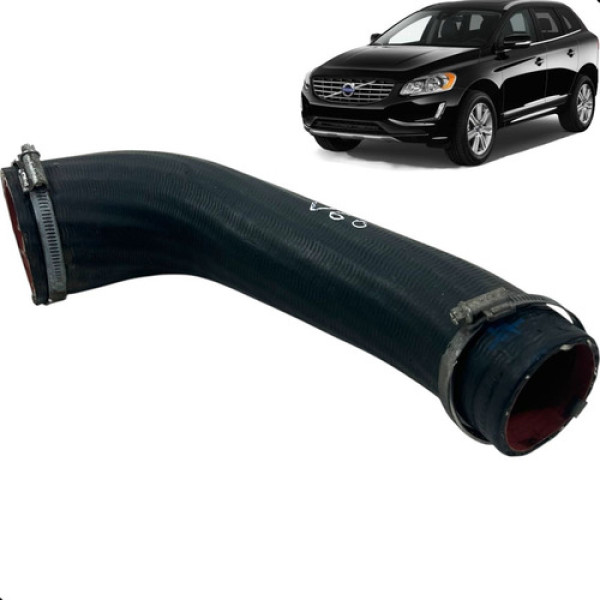 Mangueira Intercooler Volvo Xc60 2.0 2014 2015 2016 2017 Preto