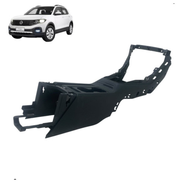 Console Central Volkswagen T-cross Tcross 2020 2023  Preto