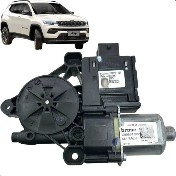 Motor Vidro Porta Traseira Esquerda Compass 2022 2024