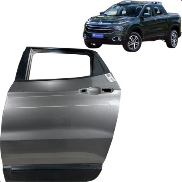 Porta Traseira Esquerda Fiat Toro 2017 A 2021 C5889 Traseira Esquerdo Cinza